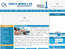 Tablet Screenshot of gargbmohan.com